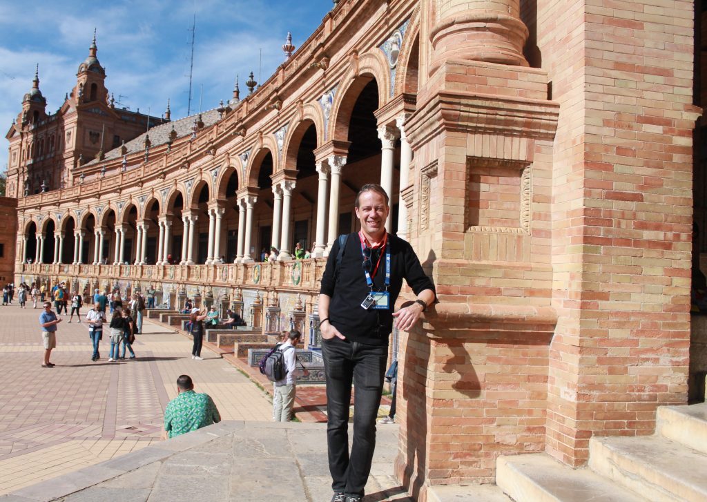 Begeleiding door Merijn in Sevilla